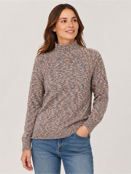 L.L. Bean Sweaters - L.L.Bean Marled Cotton Turtleneck Sweater Size Small